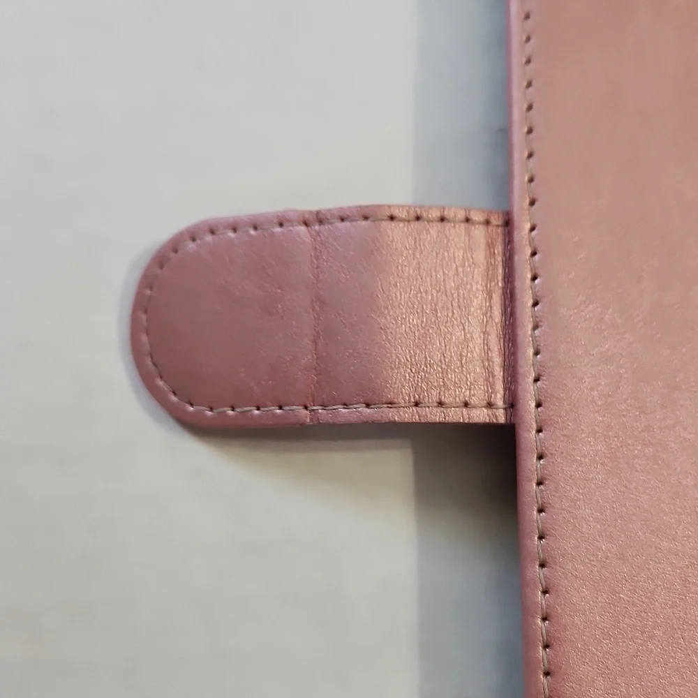 Samsung Galaxy S8+ /S8 Plus 6.2 (Not Fit S8) Faux Leather Wallet- Rose G…